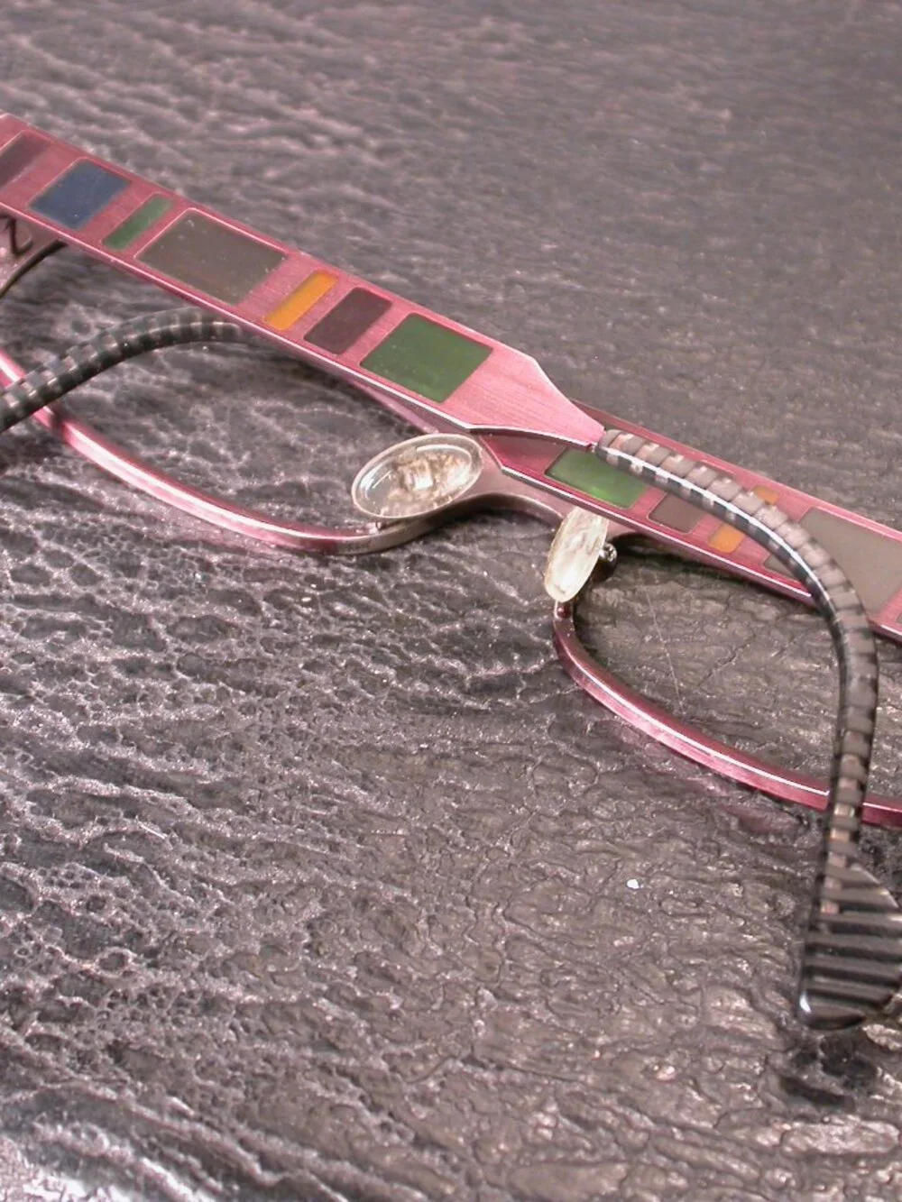 Kamuro Ariene Bronze Color Squares Modern Eyeglasses Frames Made in Japan